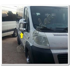 Fiat Ducato Abs 2006 Sonrası 2 Parça Krom Ayna Kapağı