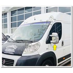 Fiat Ducato Abs 2006 Sonrası 2 Parça Krom Ayna Kapağı