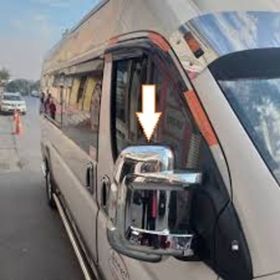 Fiat Ducato Abs Kaplama 2008 Üzeri 2 Parça Krom Ayna Kapağı