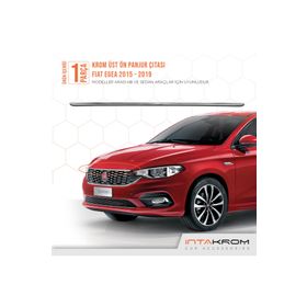 Fiat Egea 2015-2019 Krom Ön Panjur Çıtası
