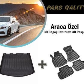 Fiat Egea 3D Havuzlu Ve 3D Bagaj Havuzu Araca Özel Paspas Takımı