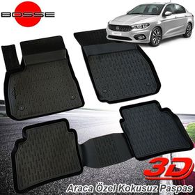 Fiat Egea HB 2017 Model 3D Havuzlu Paspas