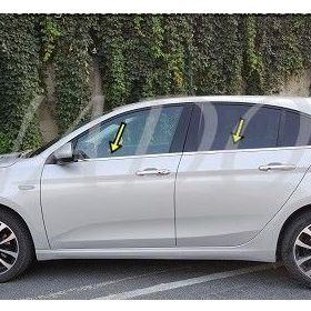 Fiat Egea HB Paslanmaz Çelik 4 Parça Krom Cam Çıtası