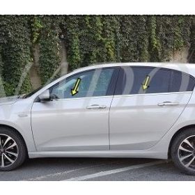 Fiat Egea HB Paslanmaz Çelik 4 Parça Krom Cam Çıtası