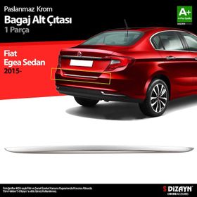 Fiat Egea Sd 2015 Üzeri Krom Bagaj Çıtası
