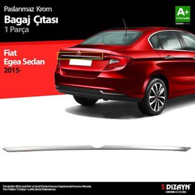 Fiat Egea Sd 2015 Üzeri Krom Bagaj Çıtası