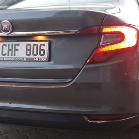 Fiat Egea Sedan 2015 Üzeri Krom Bagaj Alt Çıtası