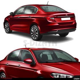 Fiat Egea Sedan 2015 Üzeri Krom Cam Çıtası