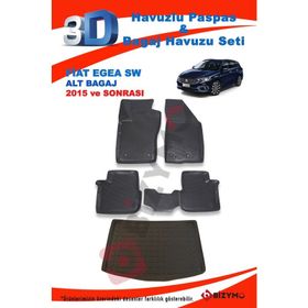 Fiat Egea Stw Alt 2015 ve Sonrası Paspas ve Bagaj Havuzu