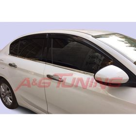 Fiat Egea Takımı Paslanmaz Çelik Krom Cam Çıtası