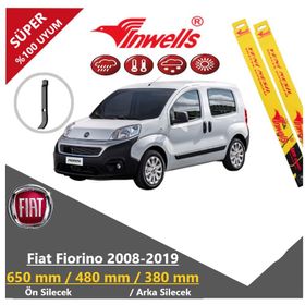 Fiat Fiorino 2008-2019 650x480x380 mm Ön Arka Muz Silecek Takımı