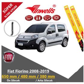Fiat Fiorino 2008-2019 650x480x380 mm Ön Arka Muz Silecek Takımı