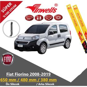 Fiat Fiorino 2008-2019 650x480x380 mm Ön Arka Muz Silecek Takımı