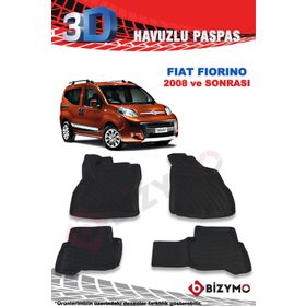 Fiat Fiorino 2008+ Premium 3D Havuzlu Oto Paspas Bizymo