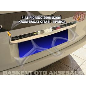 Fiat Fiorino 2008 Üzeri Krom Bagaj Çıtası