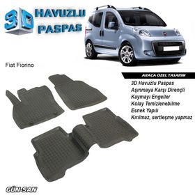 Fiat Fiorino 3D Uyumlu Havuzlu Paspas