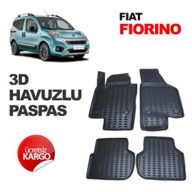 Fiat Fiorino 3D Uyumlu Havuzlu Paspas