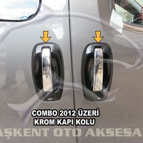 Fiat Fiorino 5 Kapı 2008 Üzeri Paslanmaz Çelik Krom Kapı Kolu