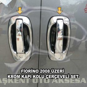 Fiat Fiorino 8 Parça Paslanmaz Çelik 4 Kapı Krom Kapı Kolu