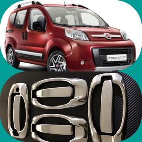 Fiat Fiorino 8 Parça Paslanmaz Çelik 4 Kapı Krom Kapı Kolu