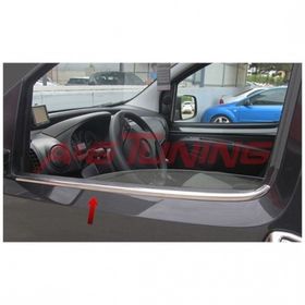 Fiat Fiorino Takımı Paslanmaz Çelik 2 Parça Krom Cam Çıtası