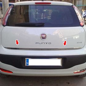 Fiat Grande Punto 06-2017 Üzeri Paslanmaz çelik Krom Bagaj Alt Çıtası