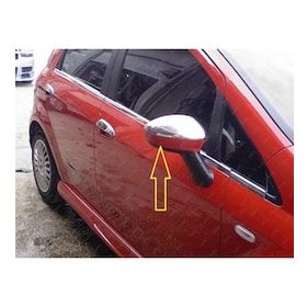 Fiat Grande Punto 2006 Üzeri P Çelik 2 Parça Krom Ayna Kapağı