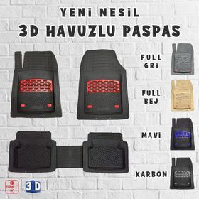 Fiat Linea 2012 Model 3D Havuzlu Paspas