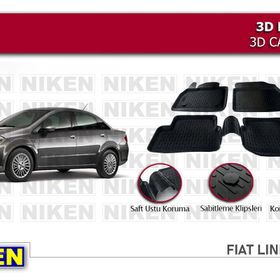 Fiat Linea 3D Havuzlu Paspas