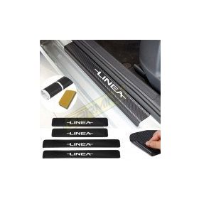 Fiat Linea 4 Adet Karbon Kapı Eşiği Sticker