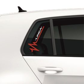 Fiat Linea Siyah Ritim Oto Sticker
