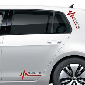 Fiat Marea Siyah Ritim Oto Sticker