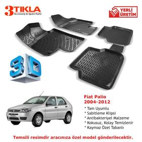 Fiat Palio 2004-2012 Seti 3D Havuzlu Paspas