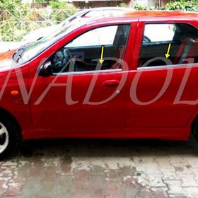 Fiat Palio Paslanmaz Çelik 4 Parça Krom Cam Çıtası