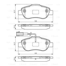 Fiat Panda 2004/2012 1.1/1.2cc Düz Ön Fren Diski