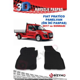 Fiat Pratico Panelvan 2017 ve Sonrası Bizymo Premium 3D Havuzlu Oto Paspas