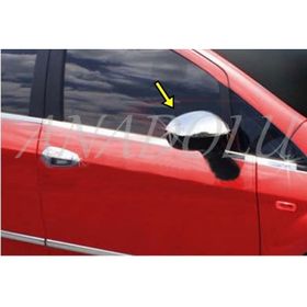 Fiat Punto 2006 Üzeri Paslanmaz Çelik Krom 2 Parça Ayna Kapağı