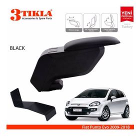 Fiat Punto Evo 2009 2018 Çelik Ayaklı Gri Siyah Kol Dayama Kolçağı