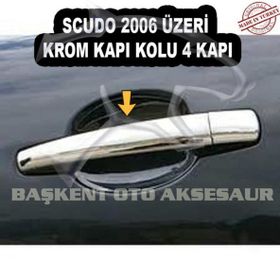 Fiat Scudo 2007 Üzeri 4 Kapı Krom Kapı Kolu
