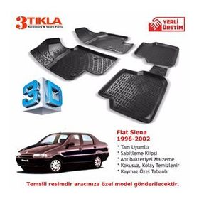 Fiat Siena 1996-2002 Seti 3D Havuzlu Paspas