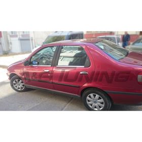 Fiat Siena Takımı Paslanmaz Çelik 4 Parça Krom Cam Çıtası