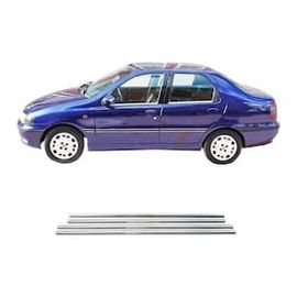 Fiat Siena Takımı Paslanmaz Çelik 4 Parça Krom Cam Çıtası