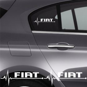 Fiat Siyah Ritim Oto Sticker
