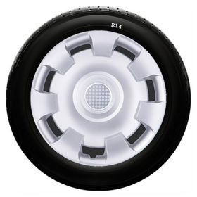 Fiat SKS-SJS 206 14 İnç 4 Adet Kırılmaz Jant Kapağı