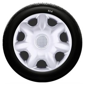 Fiat SKS-SJS 218 14 İnç 4 Adet Kırılmaz Jant Kapağı