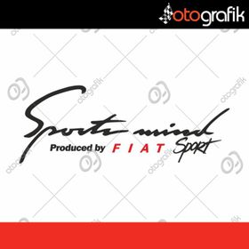 Fiat Sports Mind V2 Oto Sticker