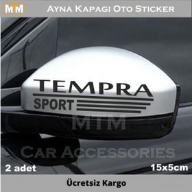 Fiat Tempra 2 Adet Ayna Oto Sticker