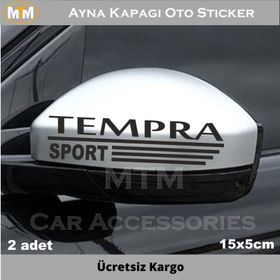 Fiat Tempra 2 Adet Ayna Oto Sticker