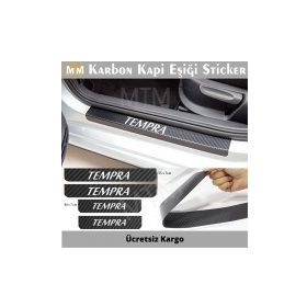 Fiat Tempra 4 Adet Karbon Kapı Eşiği Sticker