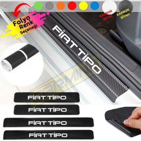 Fiat Tipo 4 Adet Karbon Kapı Eşiği Sticker